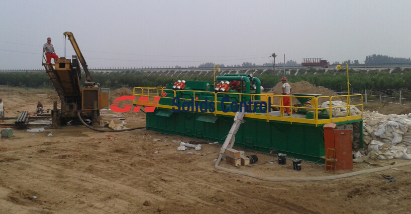 GNMS-500GL_mud_system_working_at_HDD_rigsite GNMS-500GL_mud_system_working_at_HDD_rigsite