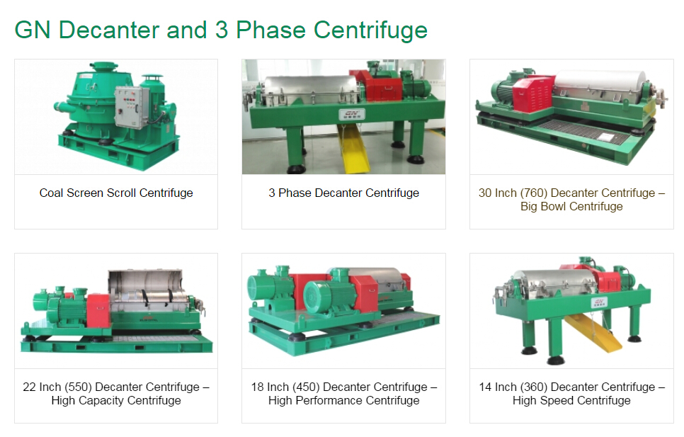 GN industry centrifuges